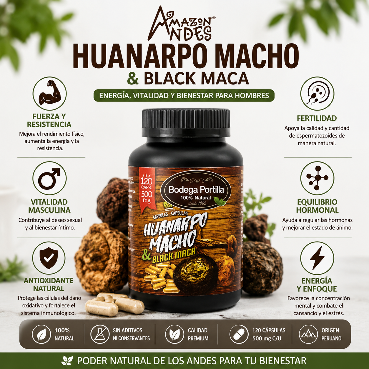 MACA NEGRA CAPSULAS X120 CAPSULAS