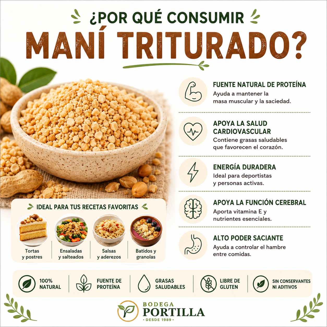 MANI TRITURADO