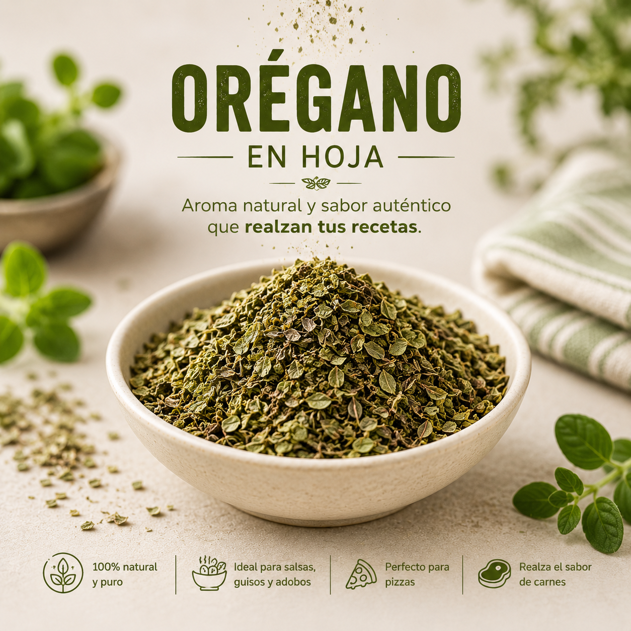 OREGANO EN HOJA