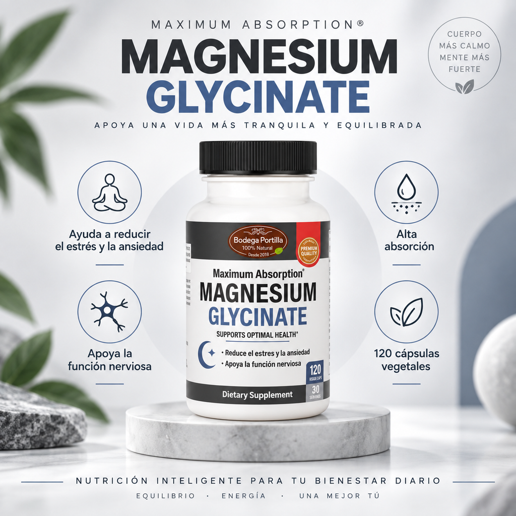 GLICINATO DE MAGNESIO X120 CAPSULAS