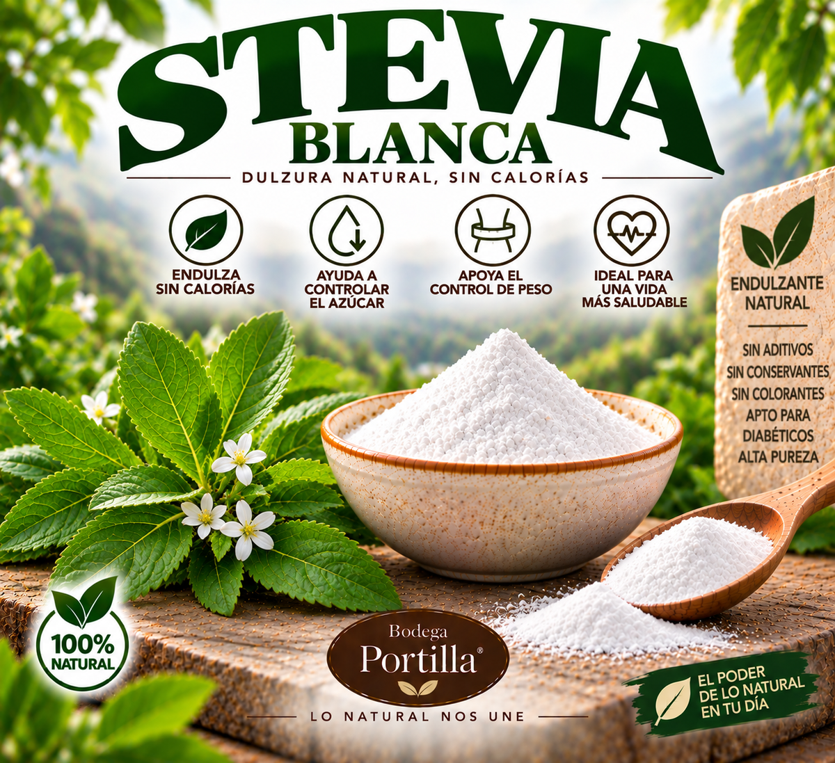 STEVIA BLANCA X 50GR ENDULZANTE