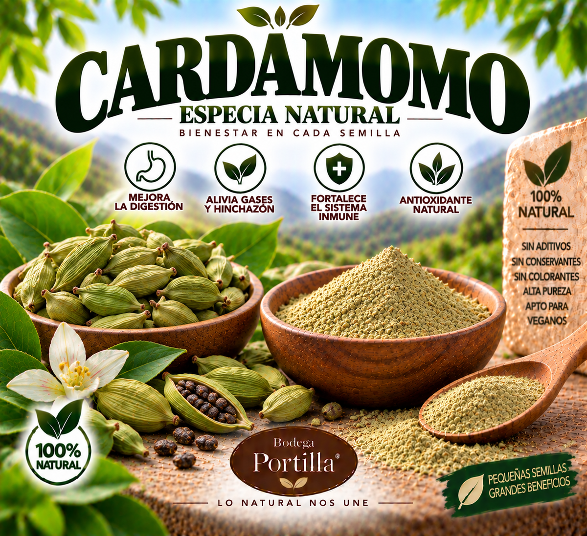 CARDAMOMO X 100GR