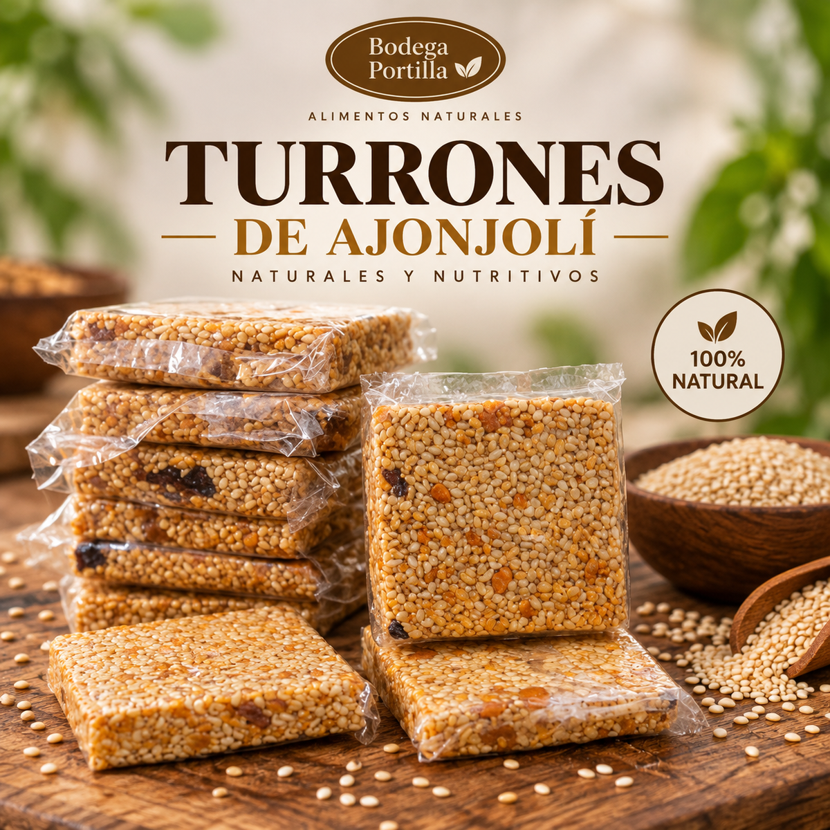 TURRON DULCE DE AJONJOLI