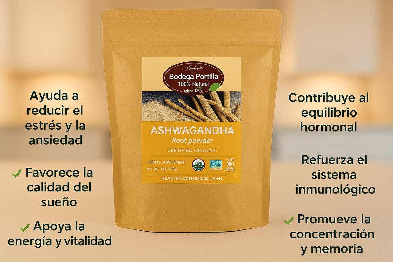 ASHWAGHANDA POLVO X450GR PURA - ORGANICA