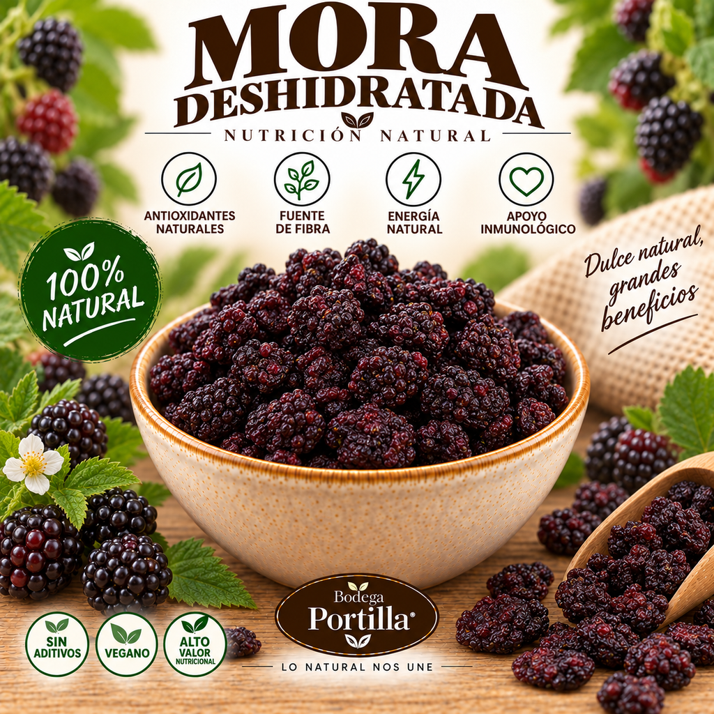 MORA DESHIDRATADA