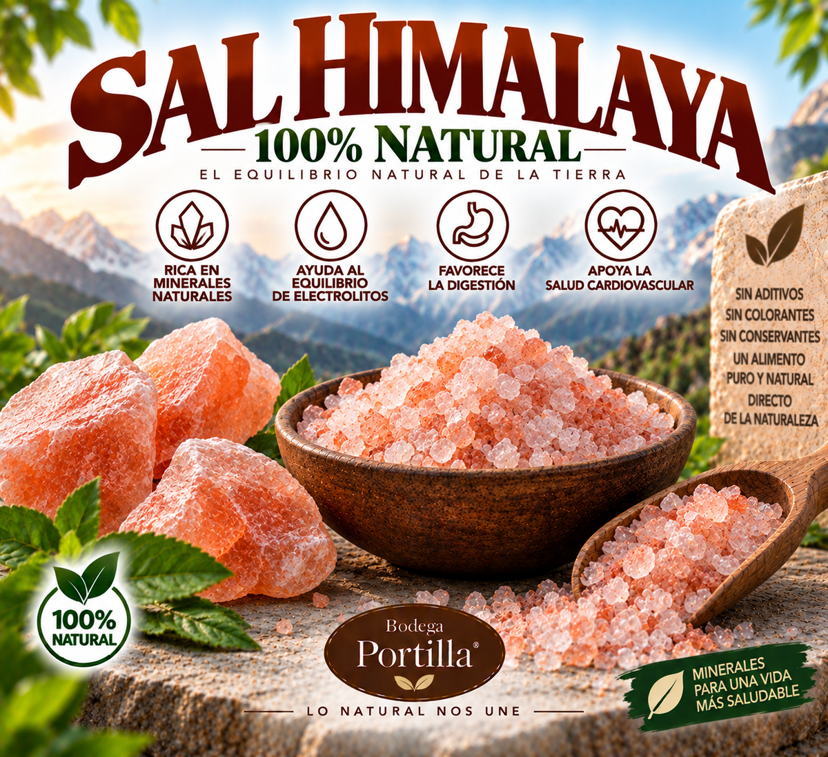SAL ROSADA DE HIMALAYA