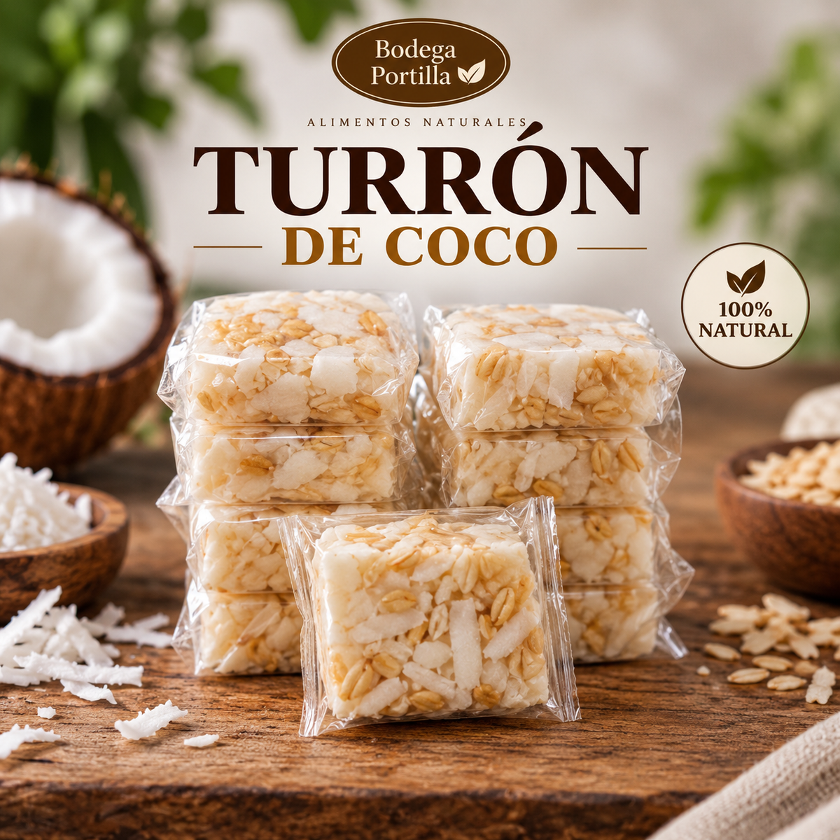 TURRONES DE COCO