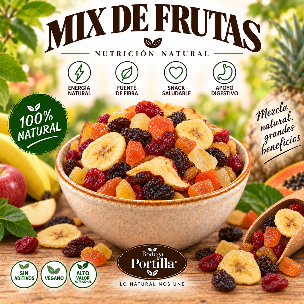 MIX FRUTAS DESHIDRATADOS