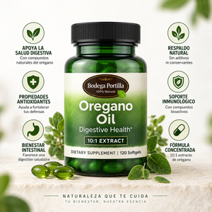 ACEITE DE ORÉGANO, 120 CAPSULAS (150 MG POR CAPSULA)
