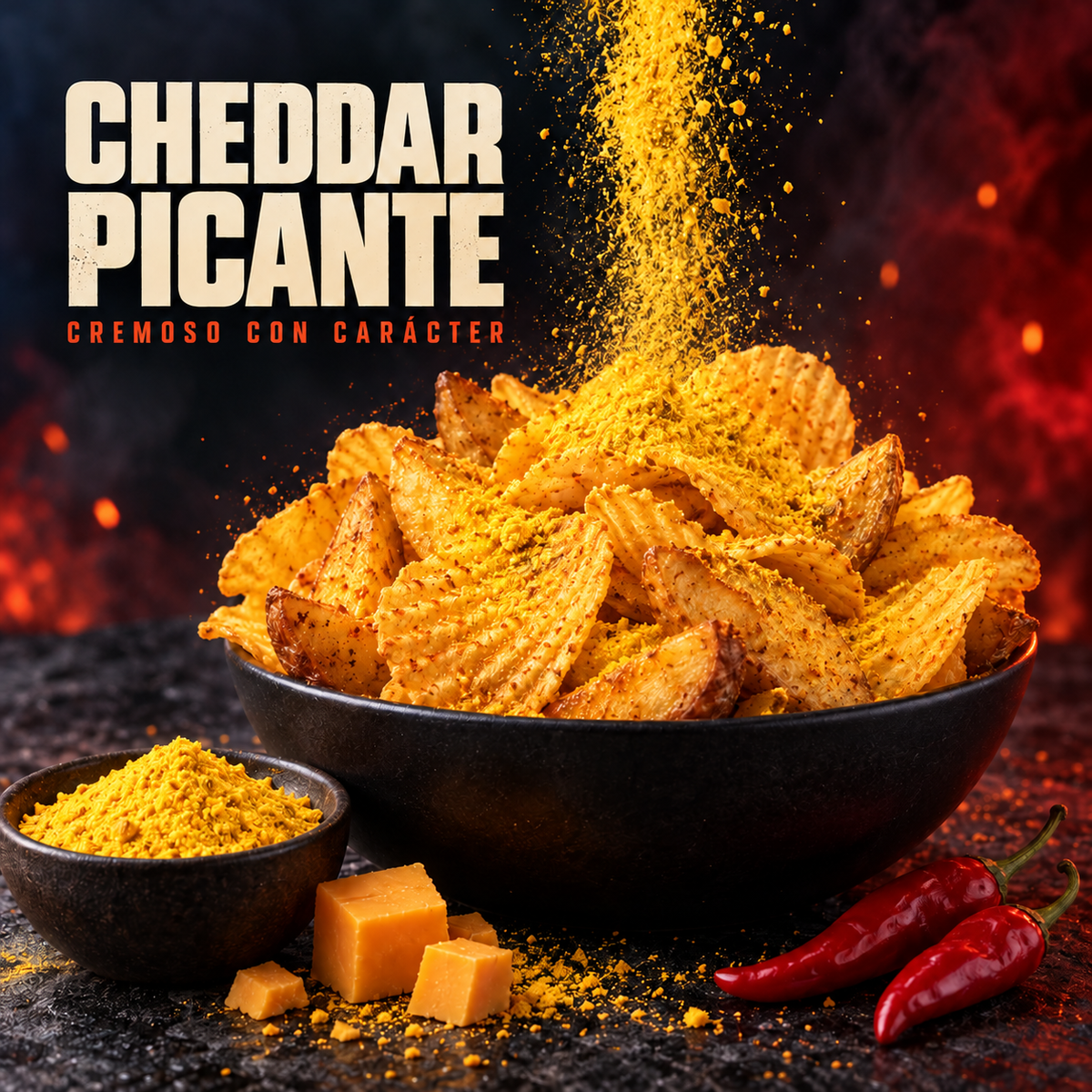 POLVO SABOR CHEDDAR PICANTE