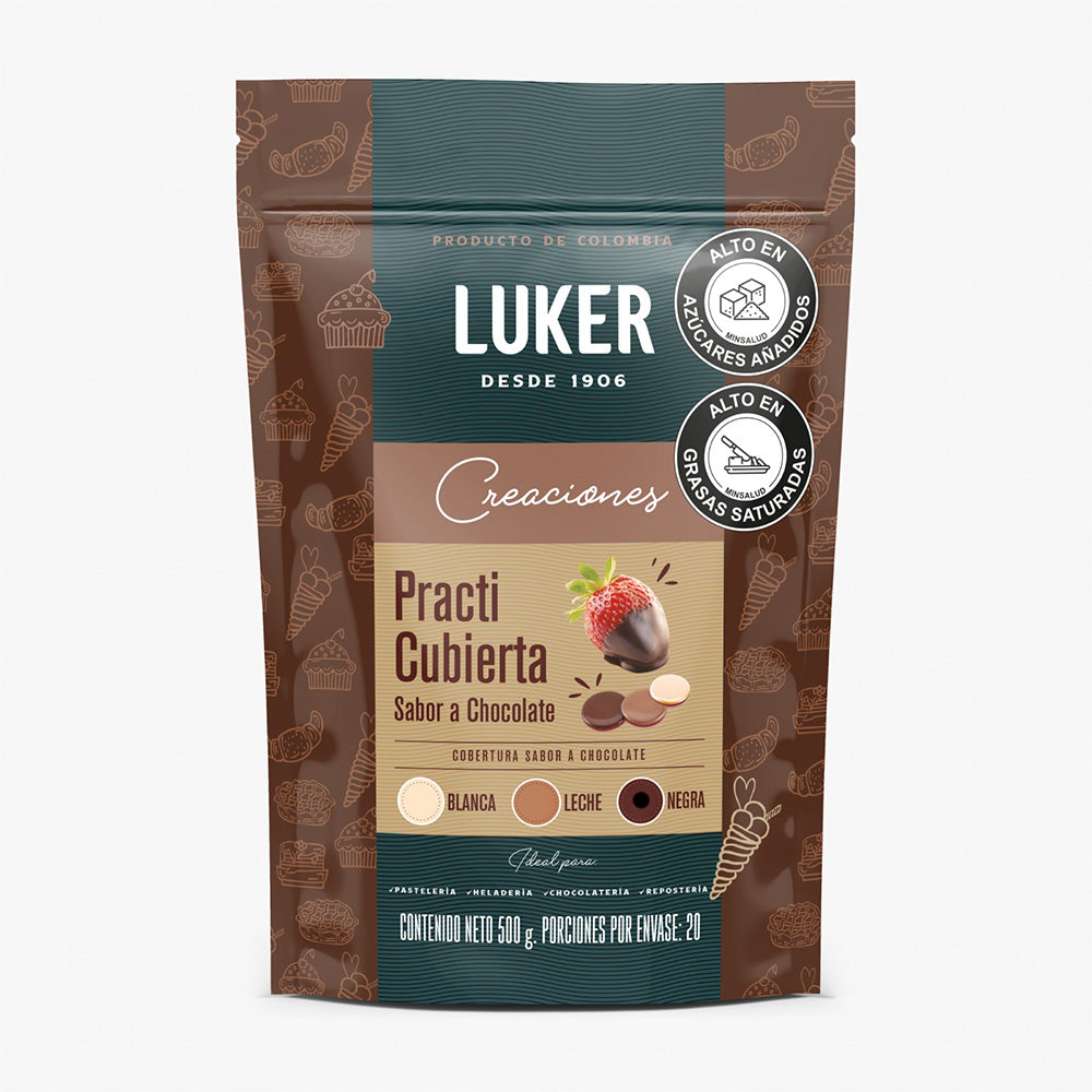 PRACTI CUBIERTA NEGRA X 500GR LUKER