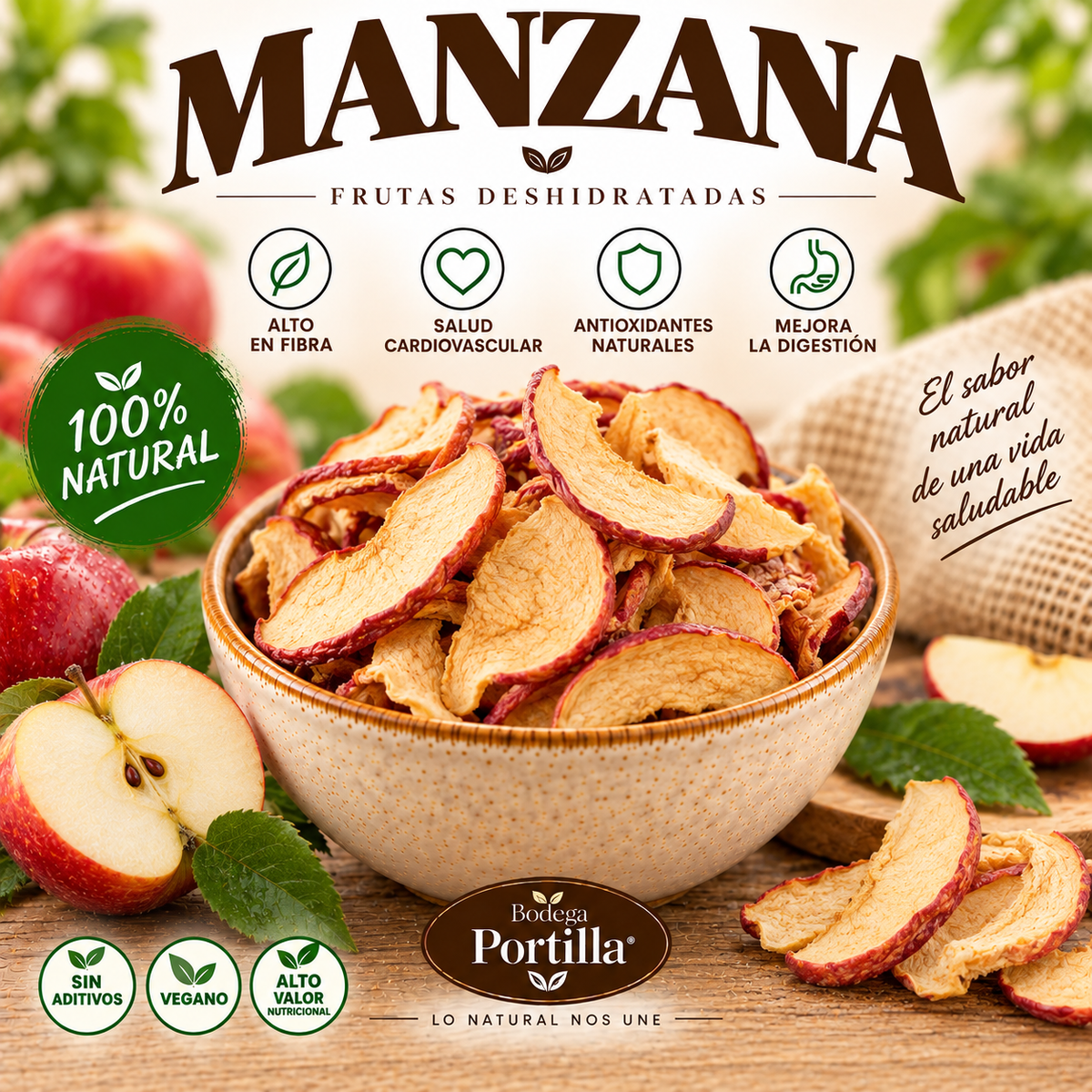 MANZANA DESHIDRATADA