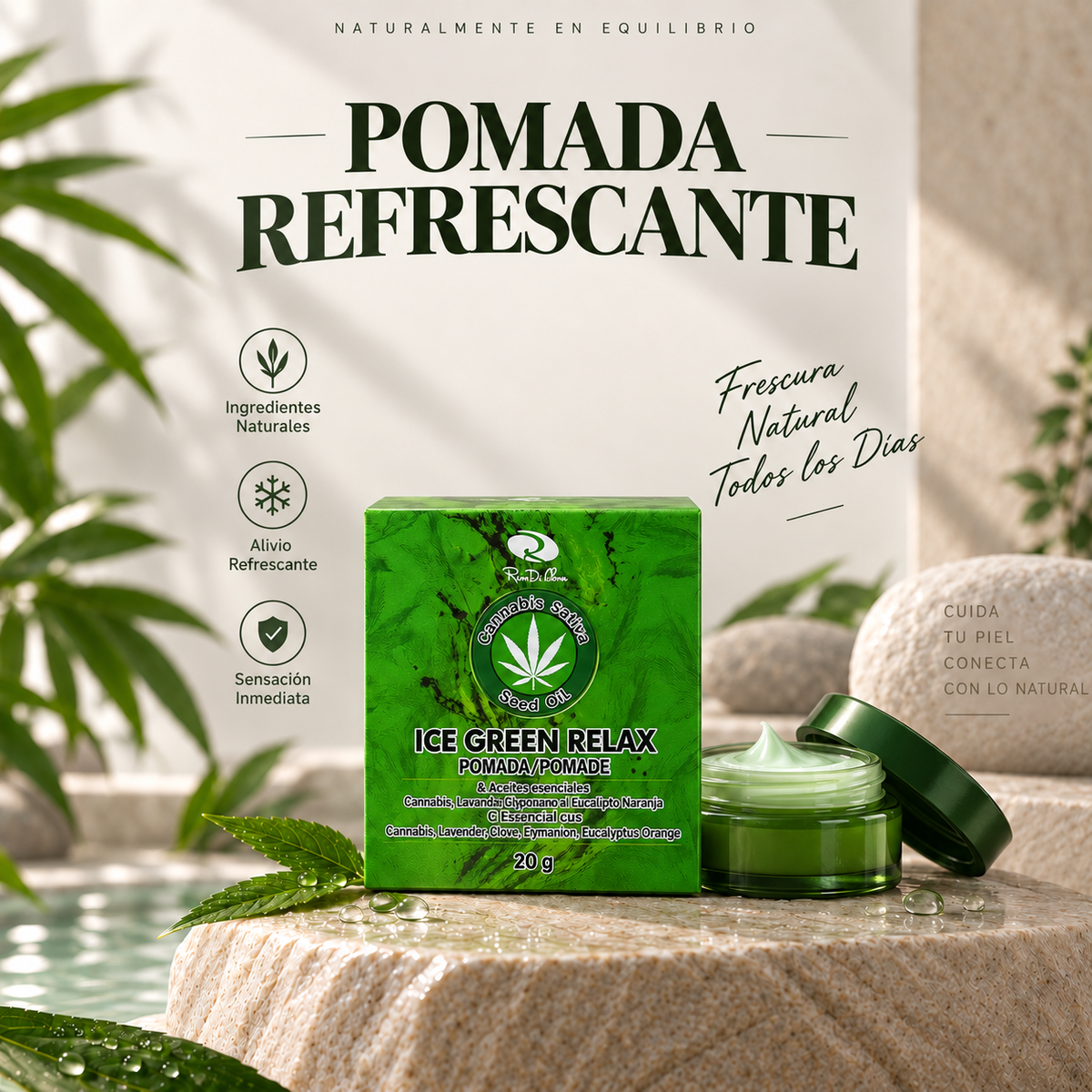 POMADA ICE GREEN X 20 GR