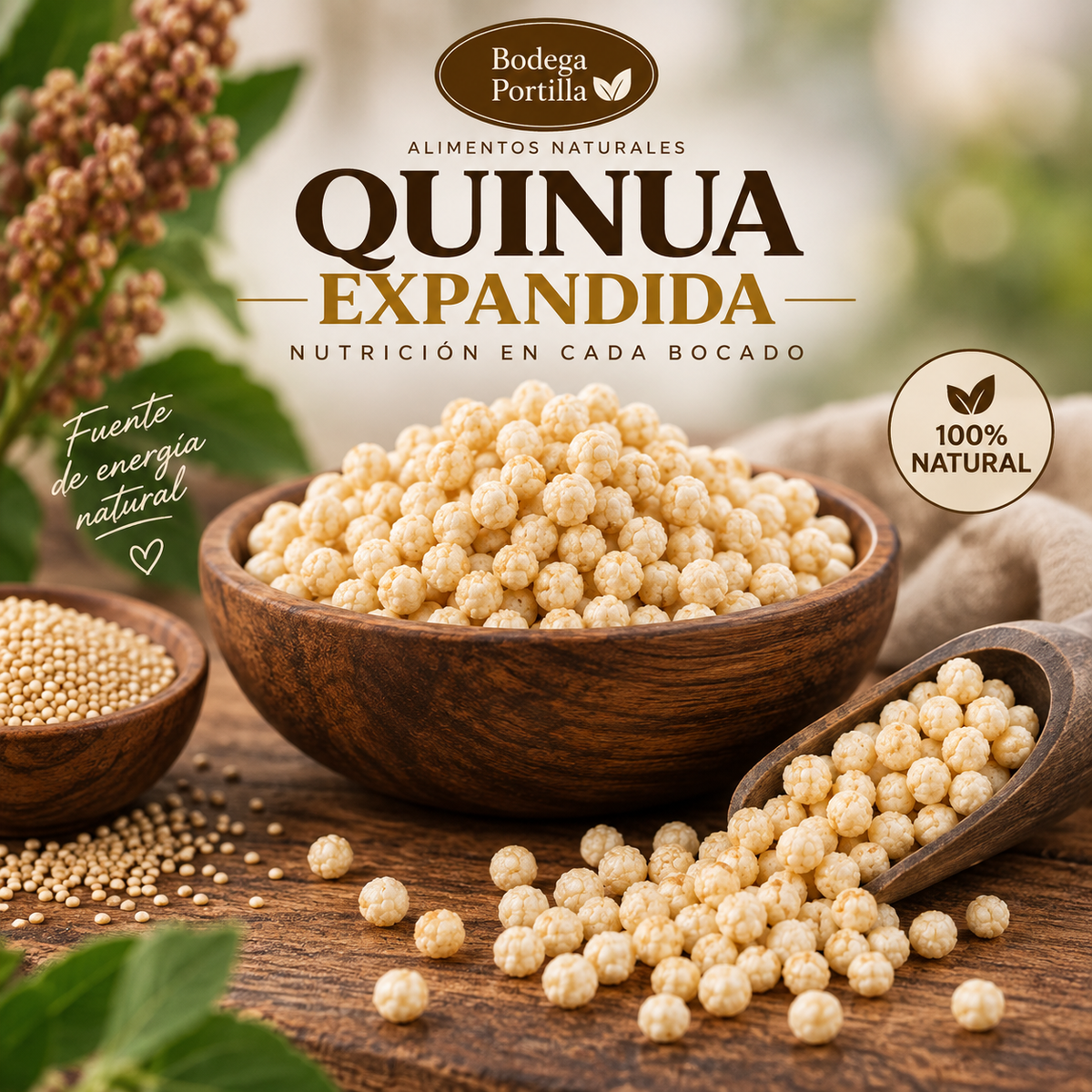 QUINUA EXPANDIDA SIN AZUCAR