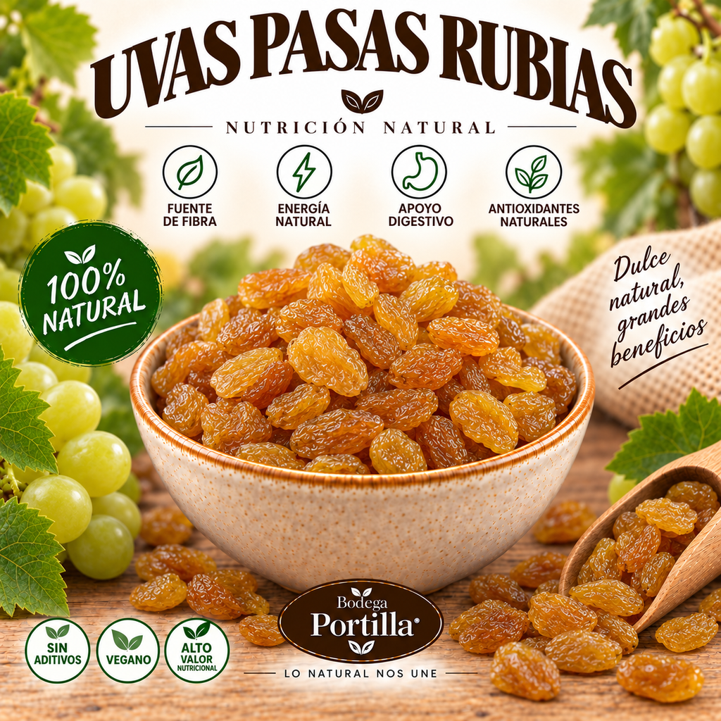 UVAS PASAS RUBIAS