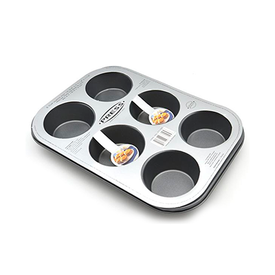 MOLDE ANTIADHERENTE X 6 26.5 X 18.5 X 3 CM 
