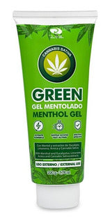 GEL MEDIANO CON MASAJEADOR GREEN X 220GR