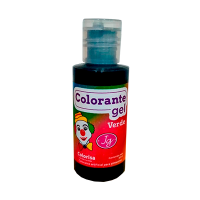 COLORANTE VERDE LIMON GEL COLORISA 60ml