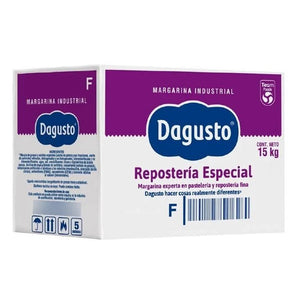 MARGARINA SIN SAL DAGUSTO REPOSTERIA  X 15Kg